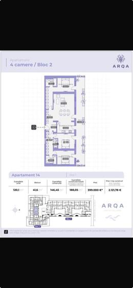 Direct proprietar - Inchiriez apartament 4 camere ARQA Jolie Village - 2