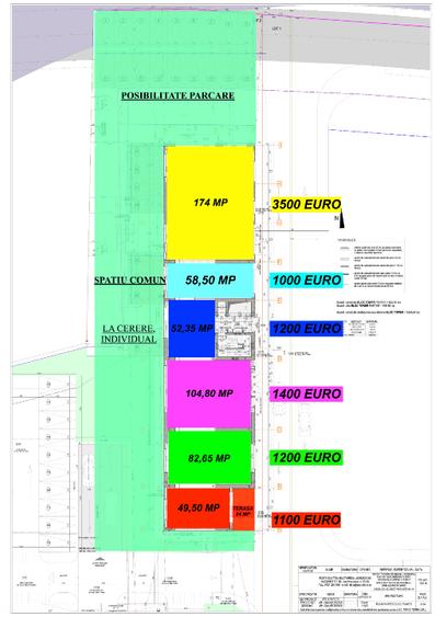 Spațiu comercial stradal 175 mp de inchiriat