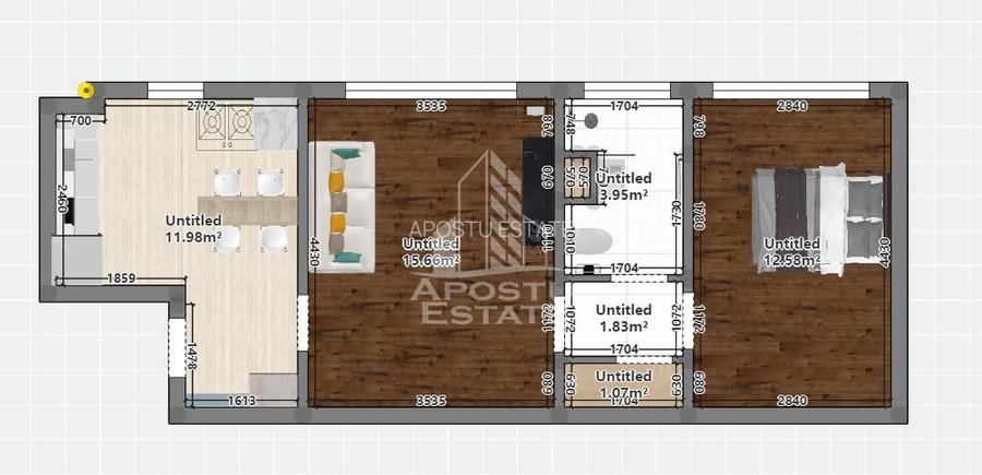 Apartament 2 camere de vanzare zona Take Ionescu - Timisoara - 10