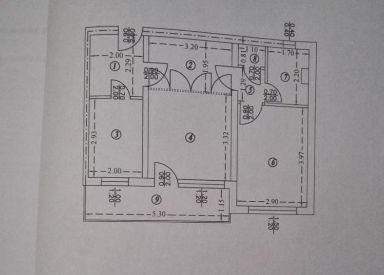 Vest,se vinde apartament decomandat 2 camere,pret 55000 euro