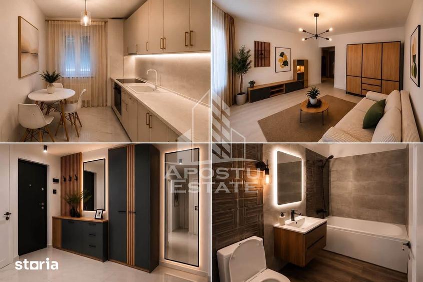 Apartament cu 1 camera de inchiriat-centrala proprie, Giroc, Timisoara