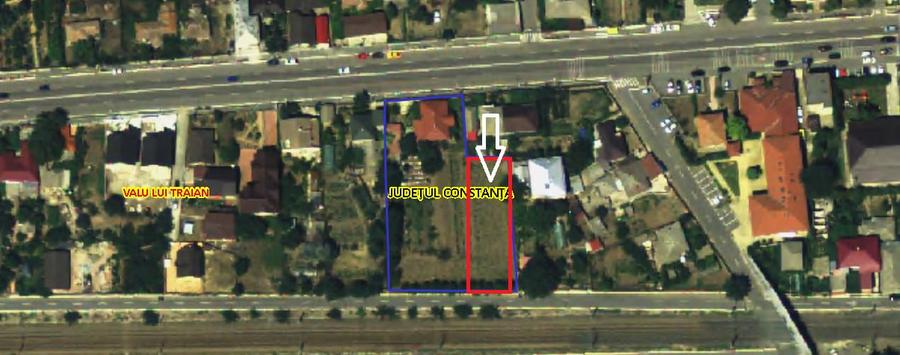 VALU LUI TRAIAN - Teren 1000mp deschidere 20m