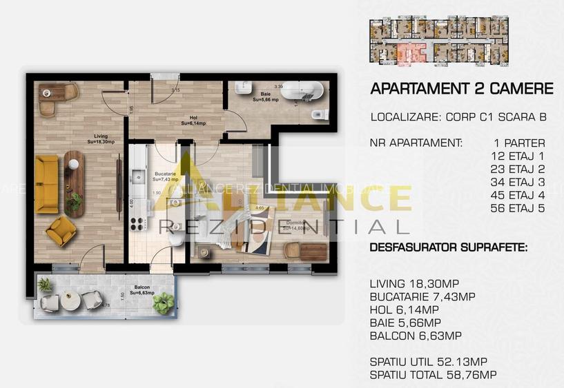 DIRECT DEZVOLTATOR |  Grand Berceni | Metrou Berceni | 2 camere tip studio - 5
