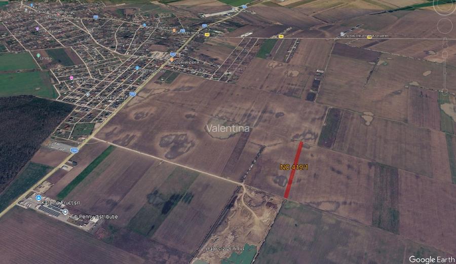 Proprietar vand teren Com Dascalu,4.995 mp | Lângă viitorul nod rutier DJ200 – A - 2