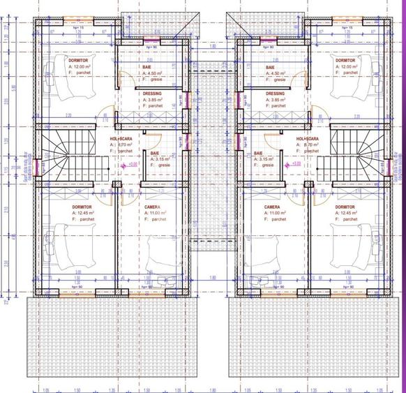 Duplex deosebit de vanzare, 4 camere, 3 bai si bucatare inchisa, Sag, Timis