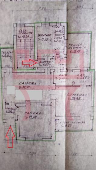 Inchiriere spatiu/apartament, functionalitate multipla parcari gradina