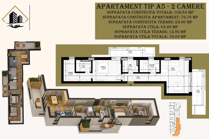 APARTAMENTE CU VANZARE IN RATE 2 CAMERE DECOMANDATE- ZONA FAR--140000 Euro