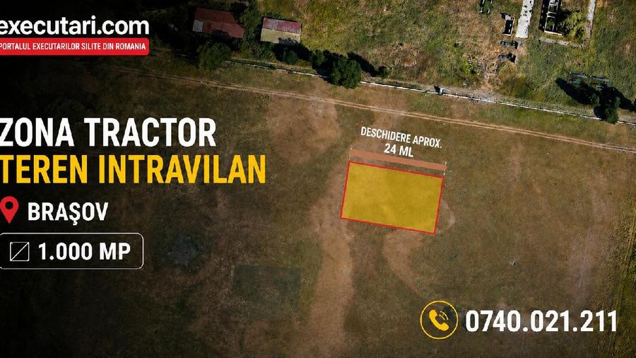 Zona Tractor - Teren intravilan - 1.000 mp, Brasov