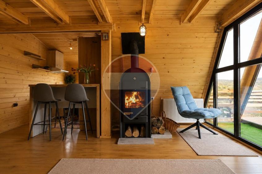 Cabană A-Frame în Bucovina I Refugiul perfect între natură și confort