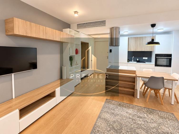 Apartament 2 camere de închiriat One Herăstrău Plaza, terasă 35 mp