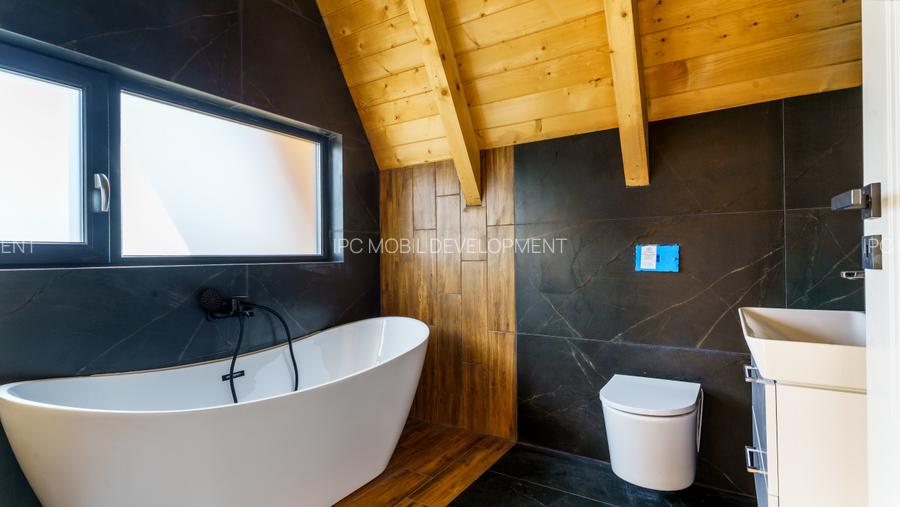 Cabană A-Frame finisată, Smida, 115 mp utili, teren 700 mp - 8