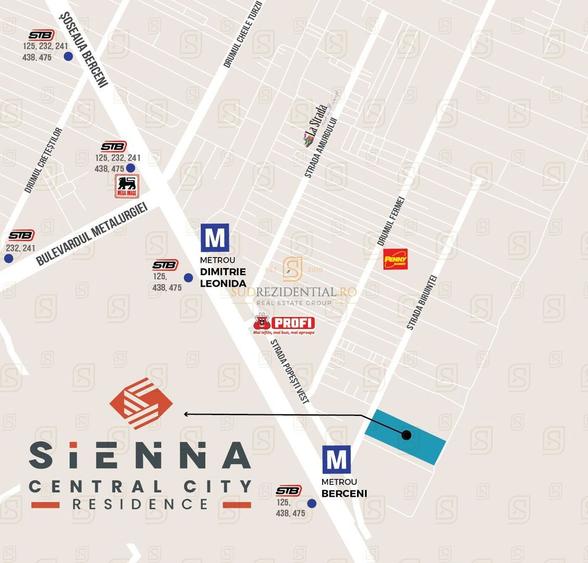 Studio modern de vanzare, ansamblu rezidential, Popesti - acces metrou