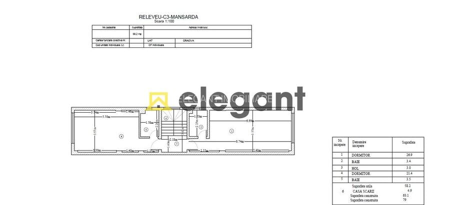 Cladire noua cu 7 garsoniere, 2024, P+2+M, 255 mp utili, zona Casa Stiintei - 14