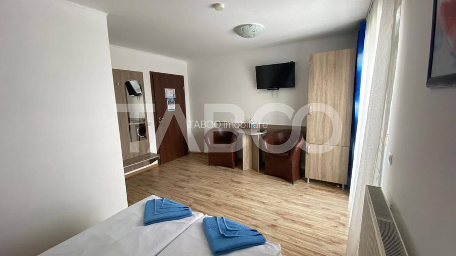 Pensiune de vanzare 10 camere 10 bai 343 mp utili Paltinis Sibiu - 11