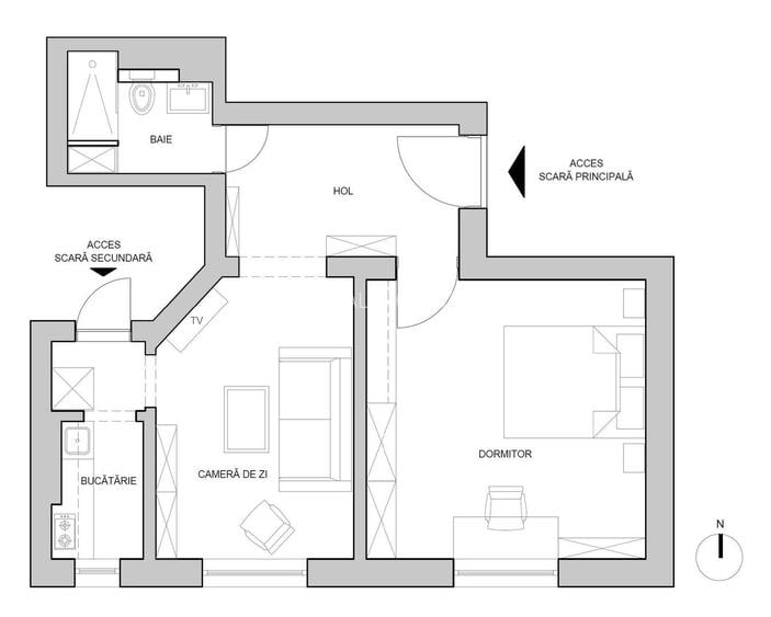 Apartament 2 cam. de vânzare - Piata Victoriei - renovat premium,bloc consolidat - 8