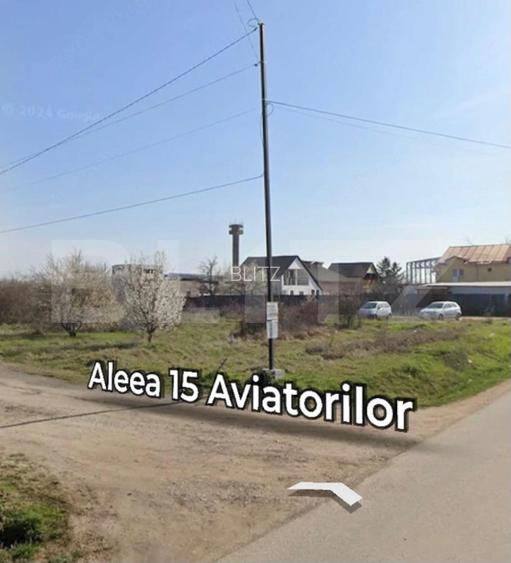Teren extravilan, 488 mp, zona Ghercesti - str. Aviatorilor