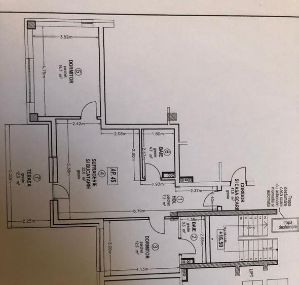 Apartament 3 camere cu terasa, 2 parcari subterane, Fabrica de Sport