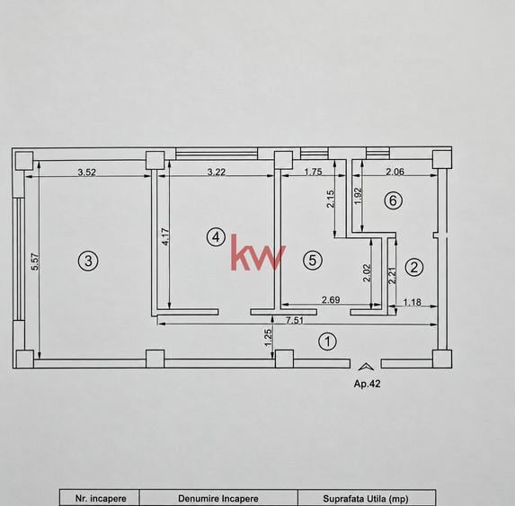 Apartament 2 camere | 58,2 mp | Parcare inclusă | Valea Lupului