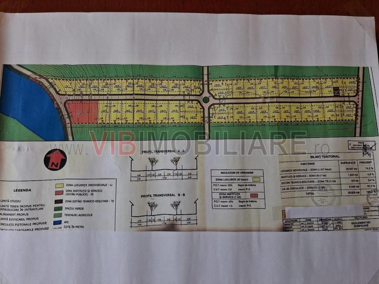 Teren cu dubla deschidere la Lac si Padure ,47 de loturi