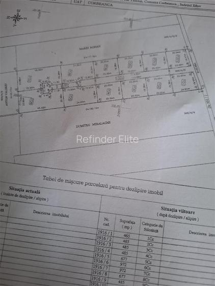 Vanzare teren intravilan costruibil | Corbeanca | Tamasi | loturi pentru constru - 4