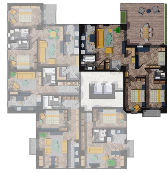 Dezvoltaror: Ap. 4 camere +terasa individuala, 115,5 mp - CLADIRE INTABULATA! - 3