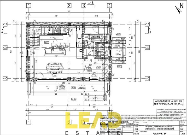 Comision 0%, Casa in constructie P+M, 80 mp utili, cu foisor si teren 504 mp - 4