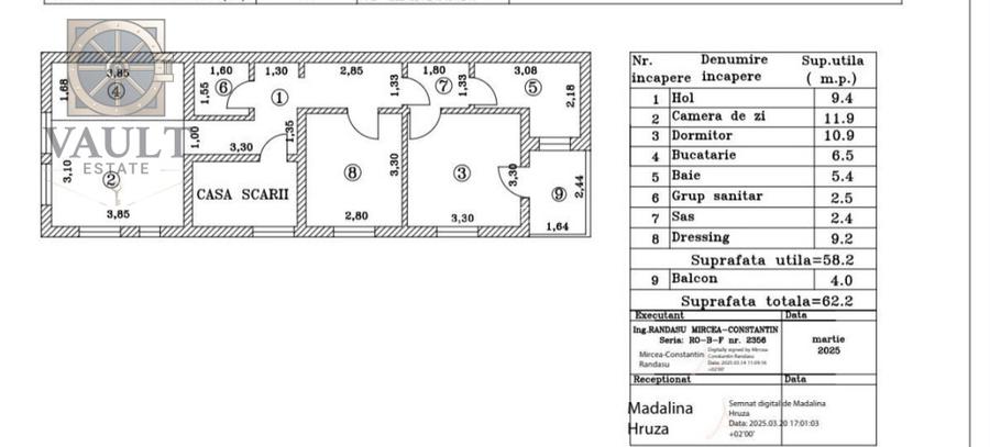 APARTAMENT 3 CAMERE-RAHOVA-DUNAVAT-BLOC NOU-2 BAI-CENTRALA - 13