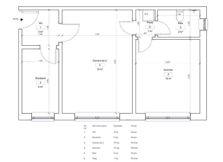 Apartament de vanzare 55 mp Zona Boul Rosu - 16