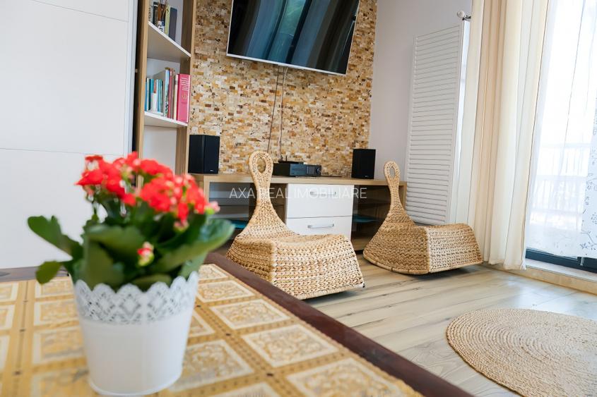 Studio Ultrafinisat| Terasă cu vedere Panoramică, Parcare și Boxă - 9