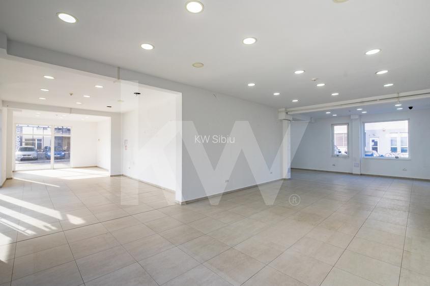 Spatiu comercial finisat 174mp vitrina Dna Stanca ideal showroom clinica - 2