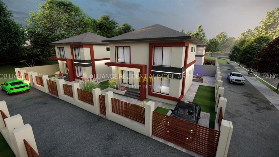 Casa Individuala - 4 camere - 3 bai - 300mp teren - 8