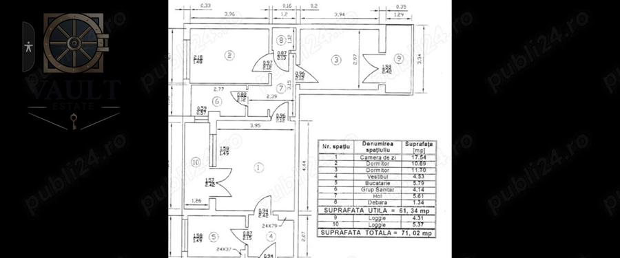Apartament 3 camere Gorjului-Piata Gorjului - 10