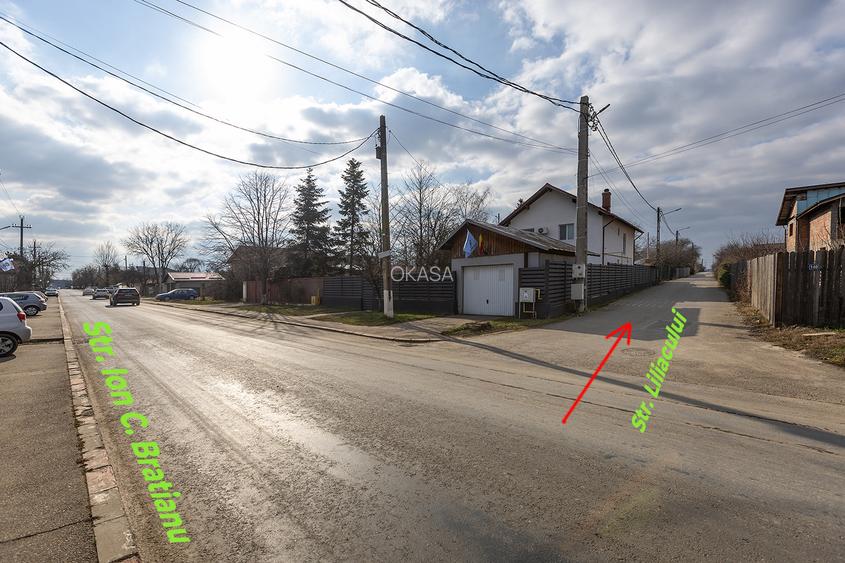 Balotești – teren intravilan cu priveliște superbă, 500–1200 mp, Comision 0% - 2