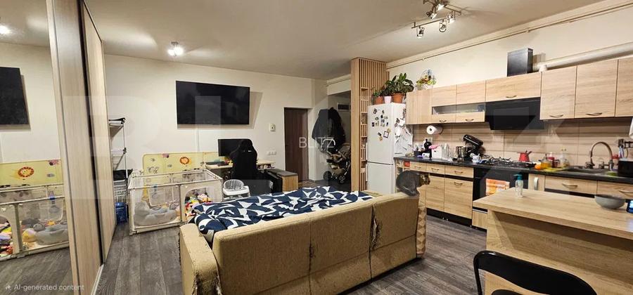 Apartament cu 2 camere, tip studio, modern, in zona Stupini - comision 0% - 3