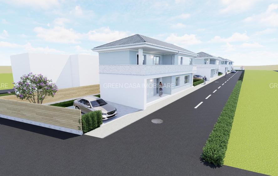 Teren 1500 mp, 3 parcele cu AC pentru case individuale, Florești - 5