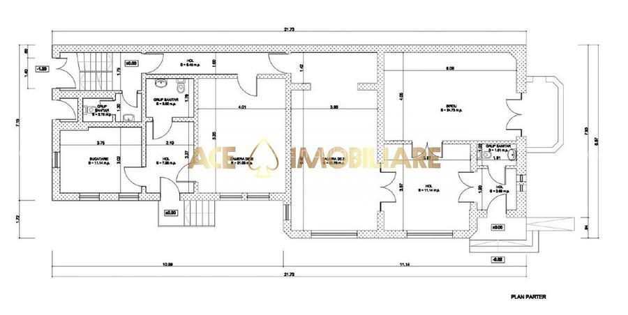Casa de inchiriat | Vitan | 9 Camere | Spatiu Birouri | Curte - 12