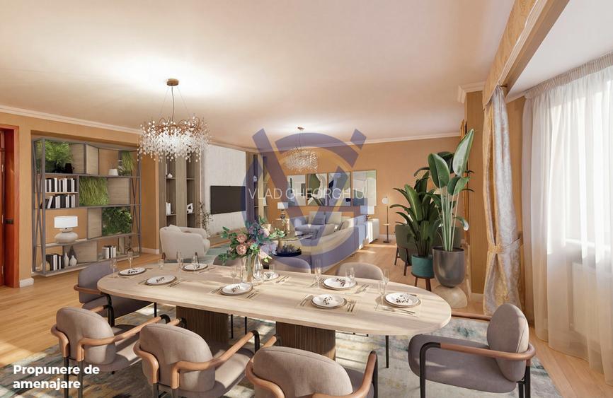 Vezi Parcul Kiseleff! Apartament spectaculos, 4 camere, 175mp - COMISION 0% - 5