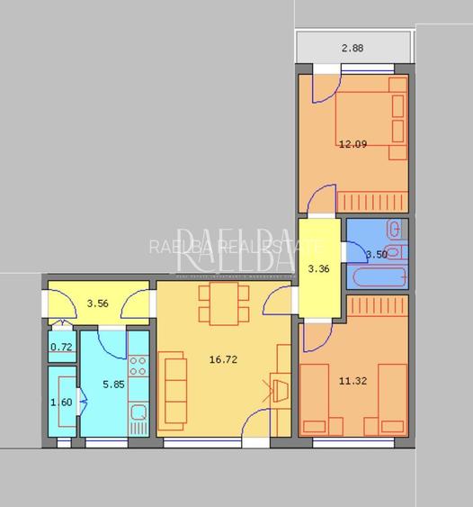 3 camere | Mihai Bravu 147-169 | 5min - Metrou Muncii - 14