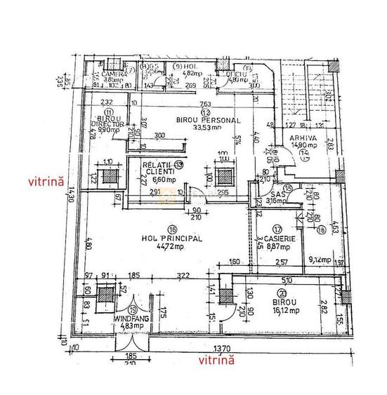 Ultracentral, spatiu comercial disponibil imediat, 168mp, inchiriere expres - 1
