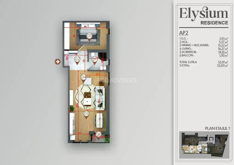 Apartament cu 2 camere I Obor I Direct Dezvoltator I COMISION 0 % - 12