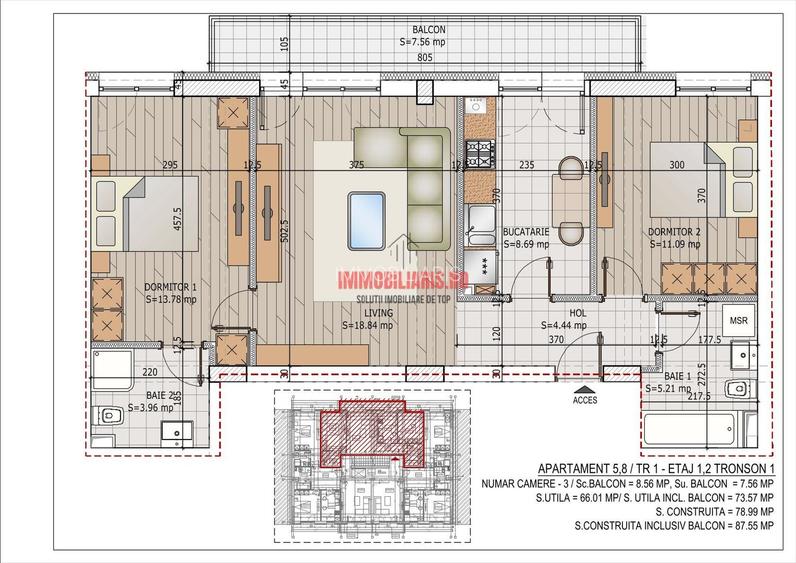 Metrou Nicolae Teclu - Etaj Intermediar - Dezvoltator - 1