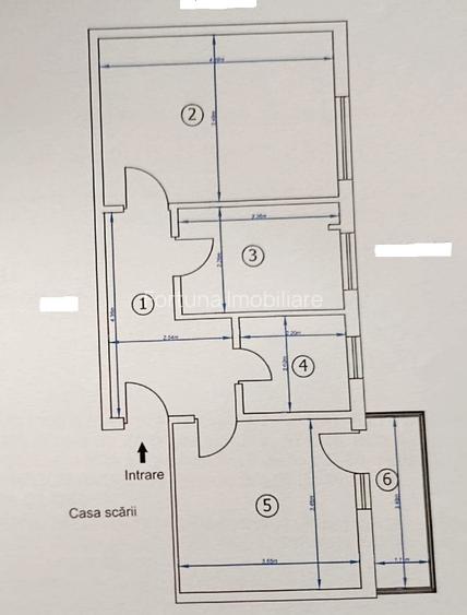 Apartament 2 camere decomandat, cu boxa, cartier Precista, zona Scoala nr.10 - 8
