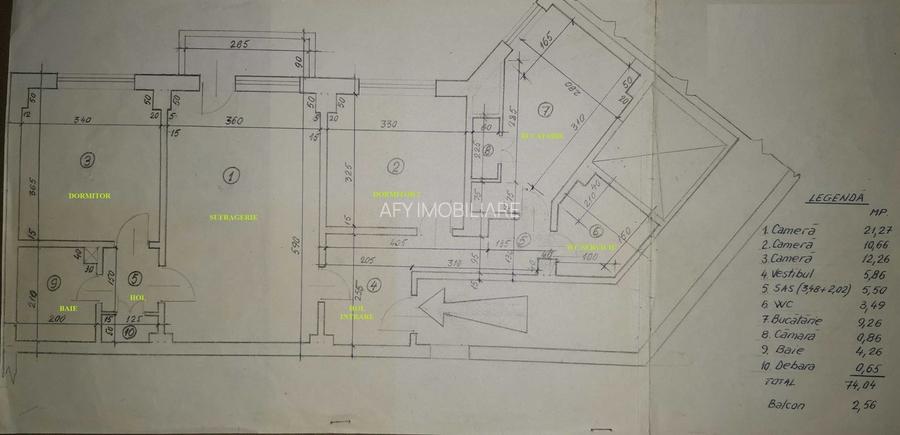De inchiriat apartament 3 camere, zona 13 Septembrie-Marriott - 8