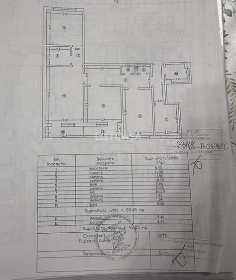 Apartament 3 camere , zona Dacia - 8