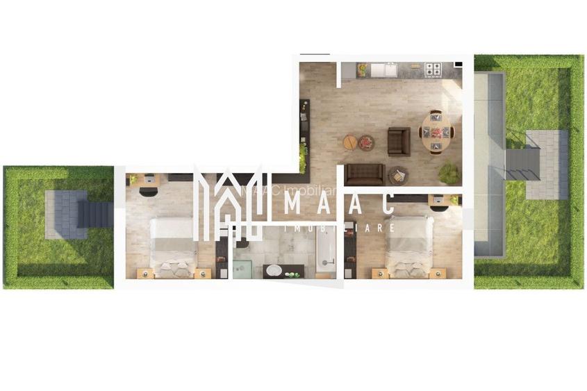 Apartament 3 camere cu gradina parter inalt I 61.2 MPU I Doamna Stanca - 2