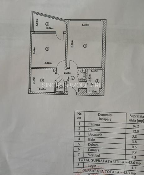 Berceni, între Brâncoveanu și Piața Sudului, 2 camere decomandat, mobilat - 9