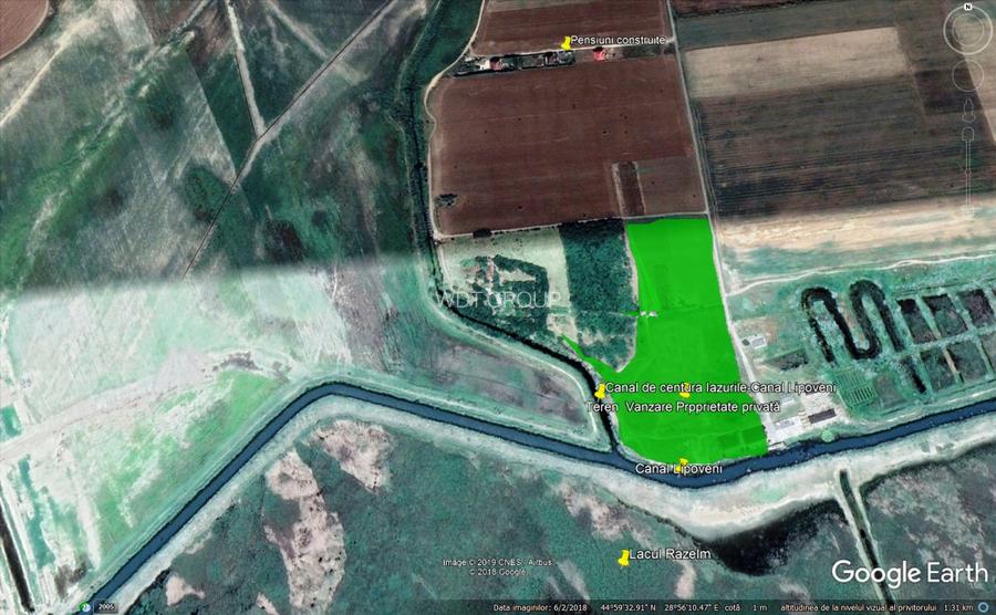 Teren lacul Razelm - canal Lipoveni - Iazurile - Valea Nucarilor - 2