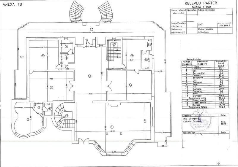 Vanzare vila lux D+P+E teren 3718 mp | piscina interioara si exterioara | Baneas - 13