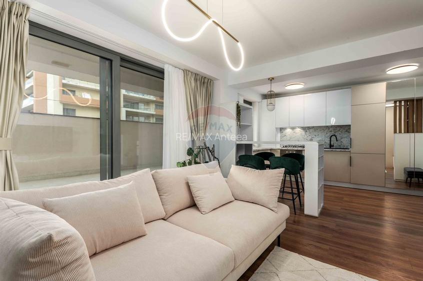 Apartament 2 camere tip studio cu terasă generoasă 50 mp prima locuire - 3