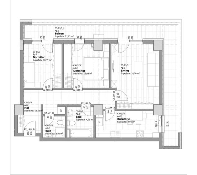 Complex rezidential cu finisaje moderne, 3 camere, decomandat - 7